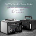 500W Power Power Station 500WH 135200mAh Generador solar CPAP Backup Batería de la batería Bank 110V 22V para el viaje de acampar a casa
